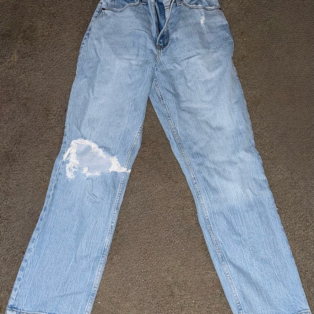 Abercrombie & Fitch Light Blue Curve Jeans